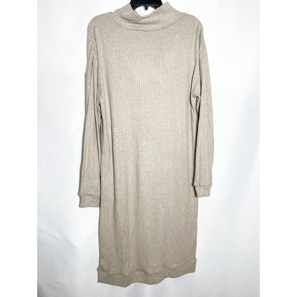 NWT BB Dakota by Steve Madden Melt Mountain Mock Neck Long Sleeve Sweater Dress - Picture 3 of 4